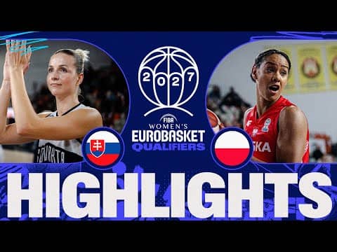 Slovakia v Poland | Highlights | FIBA Women's EuroBasket 2027 Qualifiers