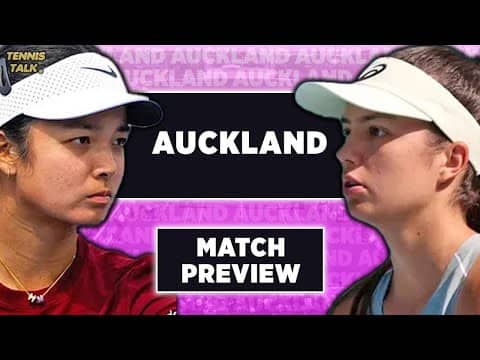 Eala vs Marcinko | WTA Auckland 2026 | Tennis Talk Preview & Prediction