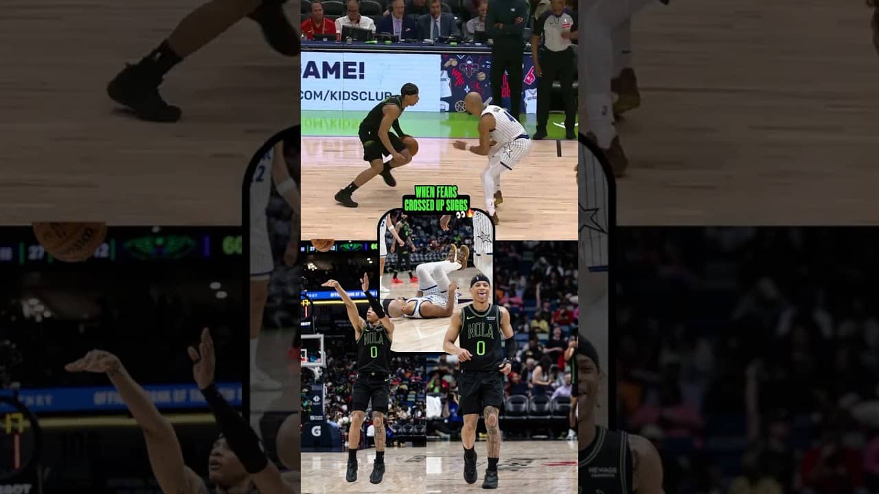 Jeremiah Fears ankle breaker on Jalen Suggs #pelicans #nba #highlights