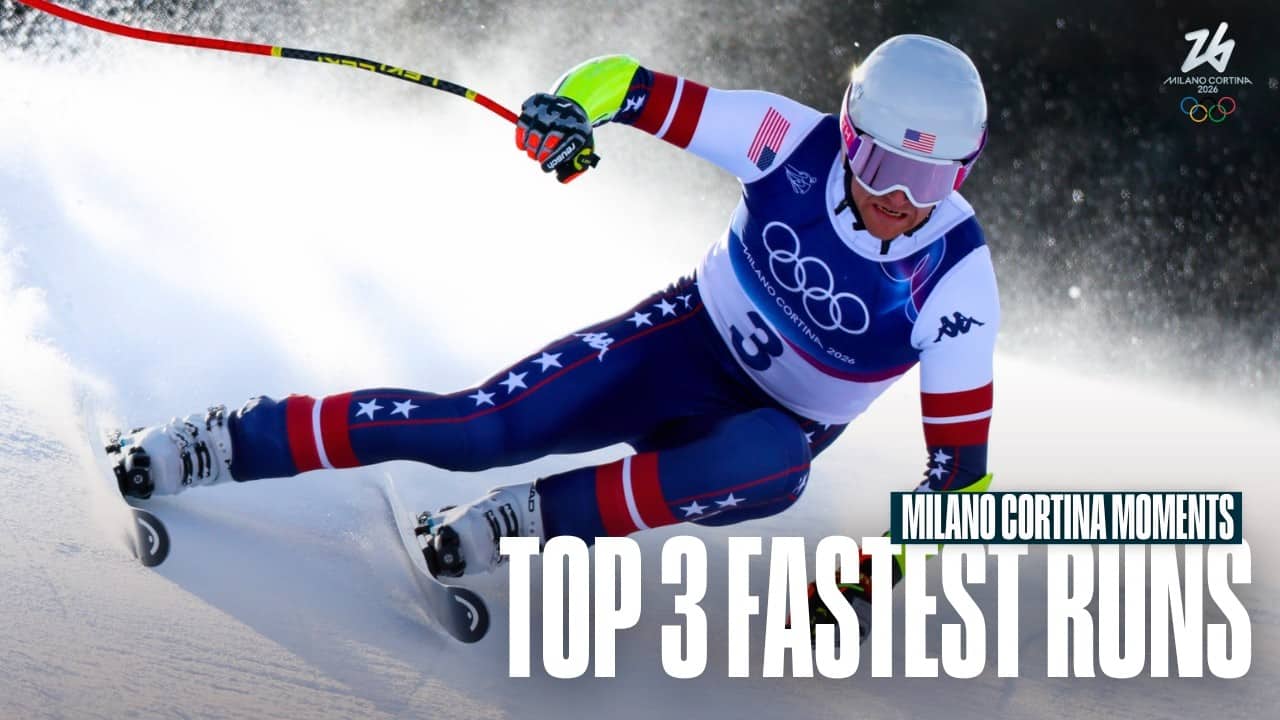 Top 3 Fastest Men's Super-G Runs 🎿 | Milano Cortina Moments