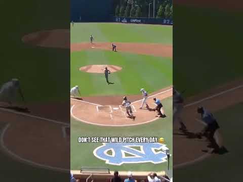 Gavin Gallaher was ruled safe on the play 😲 #unctarheels #collegebaseball #baseball #northcarolina