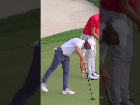 Keegan Bradley with a CLUTCH birdie 😤