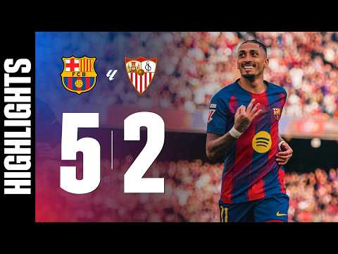 FC BARCELONA 5 vs 2 SEVILLA CF | LALIGA 2025/26 MD28 🔵🔴