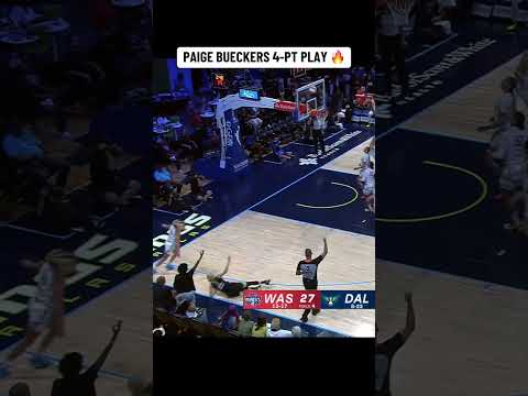 4-point play for Paige 🏀