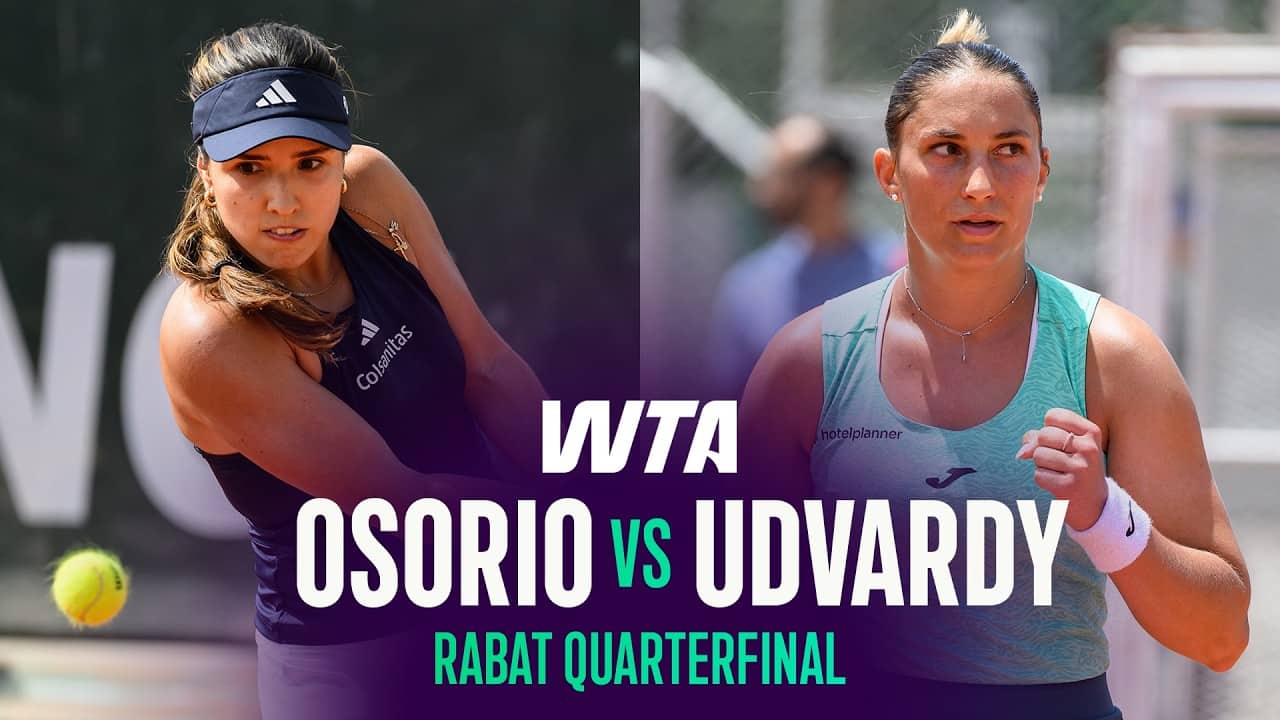 Camila Osorio vs. Panna Udvardy | 2026 Rabat Quarterfinal | WTA Match Highlights