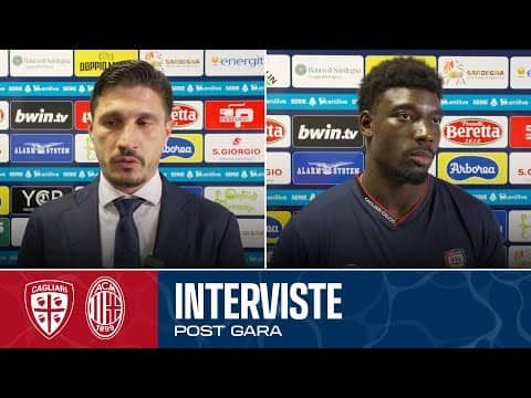 Post Gara | Pisacane e Adopo dopo Cagliari-Milan | Serie A Enilive