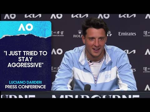 Luciano Darderi Press Conference | Australian Open 2026 Second Round