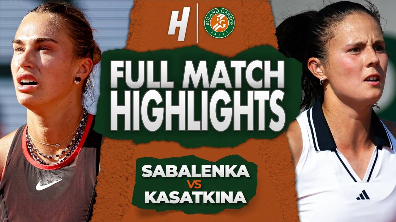 Aryna Sabalenka vs Daria Kasatkina - FULL Match Highlights | Round 3 | Roland Garros 2026