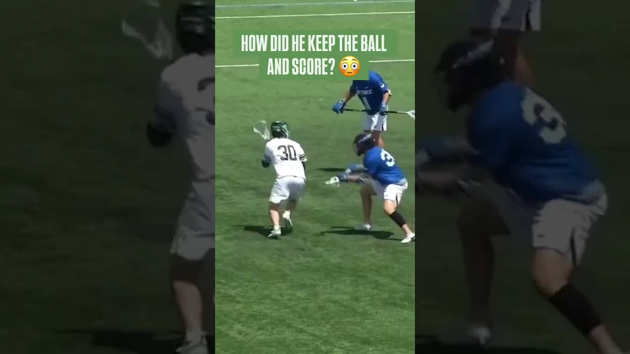 HOW DID HE SCORE THIS? 🔥 #lacrosse