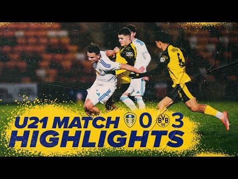 Highlights | Leeds United U21s 0-3 Borussia Dortmund II | Premier League International Cup