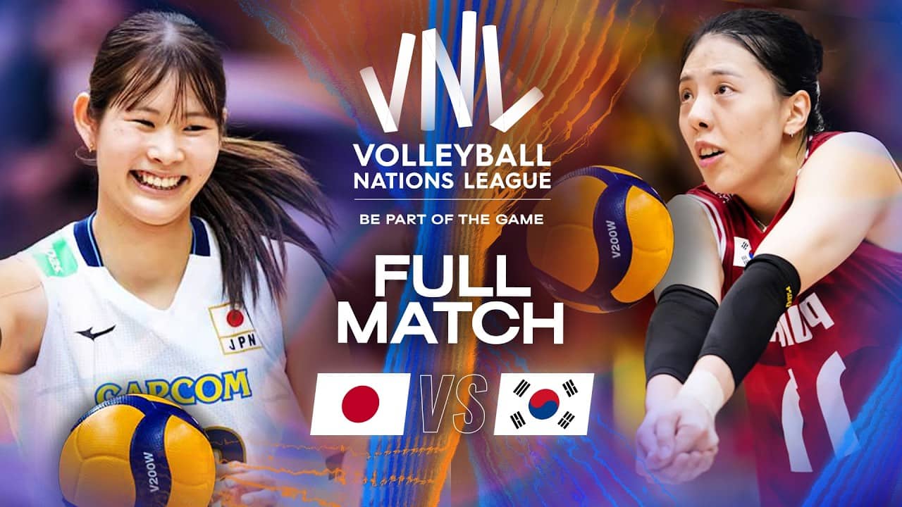 Japan 🇯🇵 vs. Korea 🇰🇷 | VNL 2025 - Full Match | Week 3
