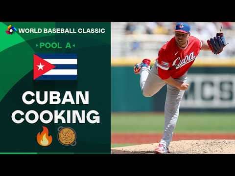 Team Cuba's pitching is DOMINANT against Team Panama 🇨🇺| 2026 World Baseball Classic