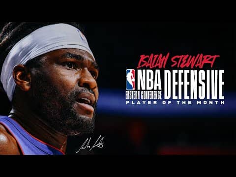 Defensive Player of the Month: ISAIAH STEWART 🔒 | Stew's Best Defensive Plays in December