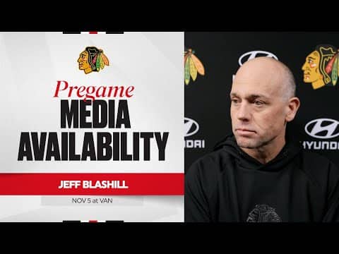 "I'm glad our guys aren't satisfied at all with it." | Jeff Blashill Pregame 11.5.25
