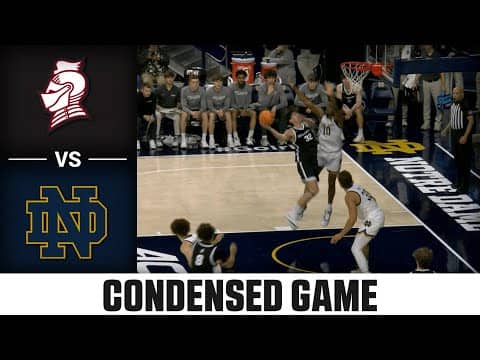 Bellarmine vs Notre Dame Condensed Game | 2025-26 ACC Men's Basketball