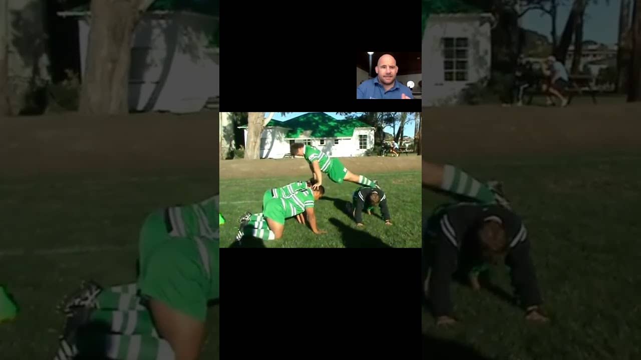 Rugby Forwards Warm Up Exercise - Neck Strength For Scrum