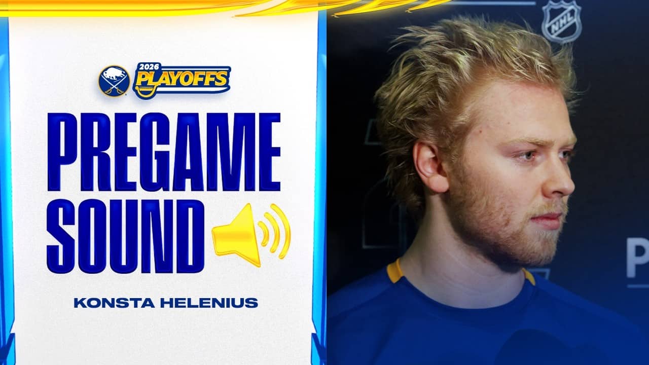 "Every Play Matters" | Konsta Helenius Ahead Of Game 4 In Montreal | Buffalo Sabres Playoffs