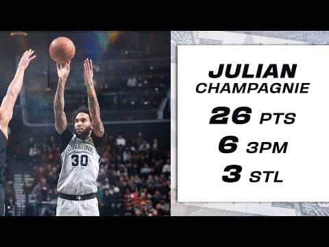 Julian Champagnie LIGHTS IT UP for 6 3PM Against Brooklyn!