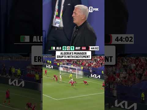 Vladimir Petković was HYPED after the equalizer 🇩🇿