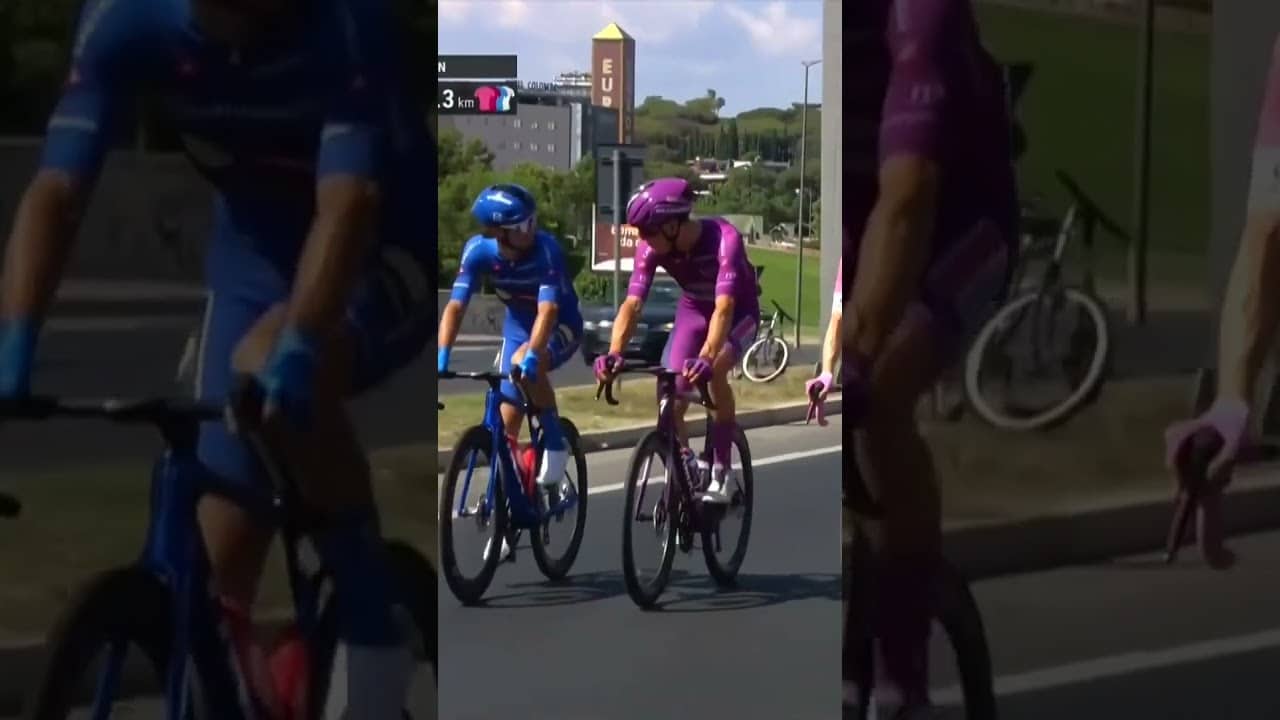 Paul Magnier has had a wheelie good Giro 😅 The fast-man has secured Ciclamino in style 😎