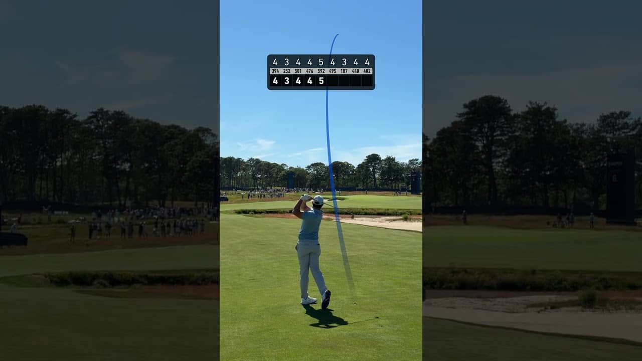 Play the front nine at Shinnecock with Rory McIlroy.