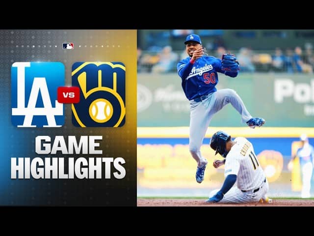 Dodgers vs. Brewers Game Highlights (5/24/26) | MLB Highlights