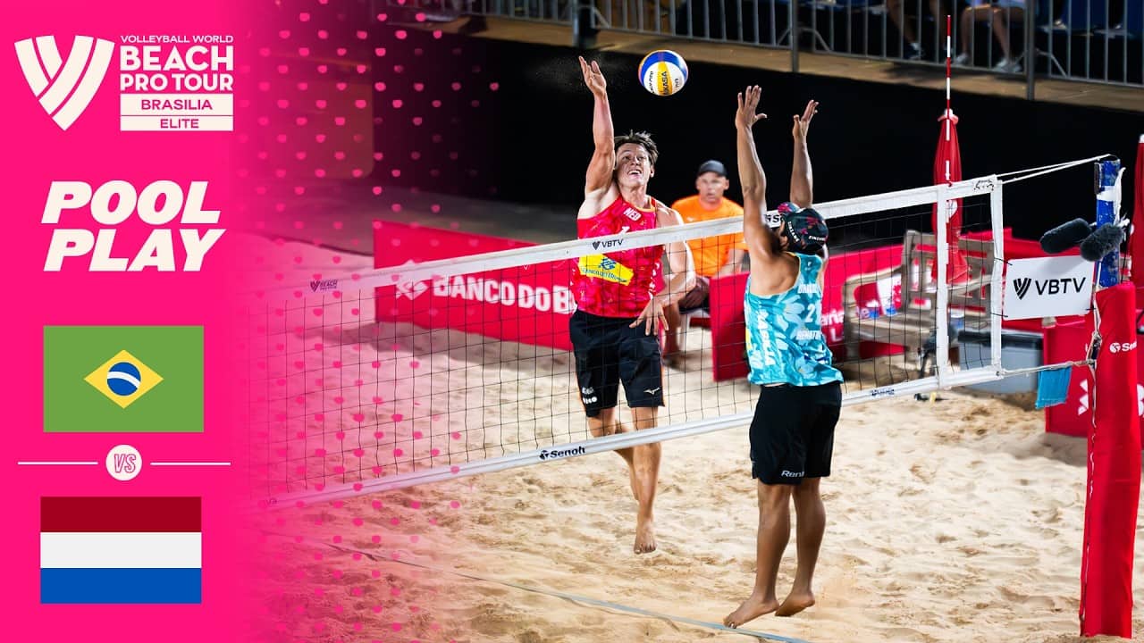 Andre/Renato vs. Luini/Immers - Pool Play Highlights | Brasilia 2026 #BeachProTour