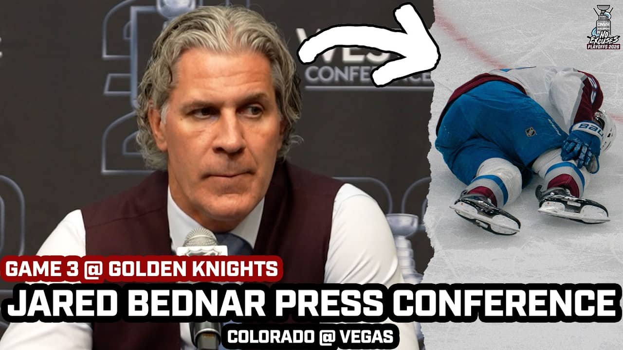 Jared Bednar on MacKinnon Injury, CHOKING 3-0 Lead, Going Down 3-0 in Series & More After Game 3