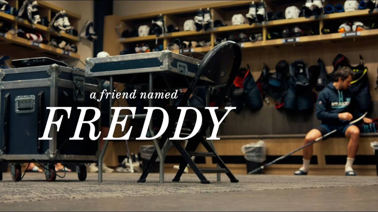 Freddy Shares His Love For Family & Mismatch Socks with NHL on World Down Syndrome Day