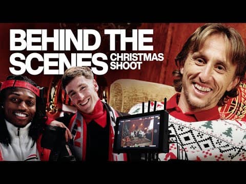 Behind The Scenes | Lo Shooting di Natale | Con Modrić, Leão, e tanti altri