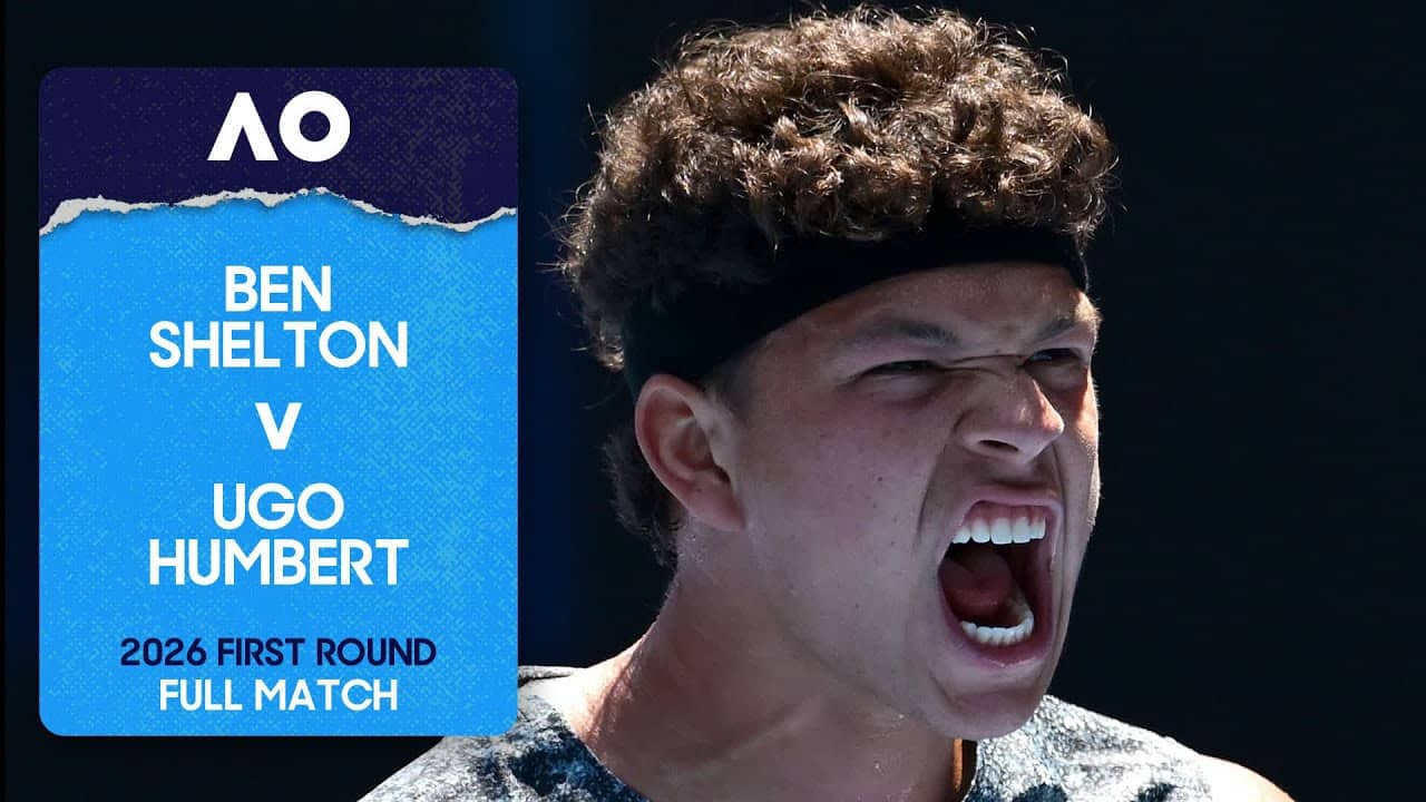 Ben Shelton v Ugo Humbert Full Match | Australian Open 2026 First Round