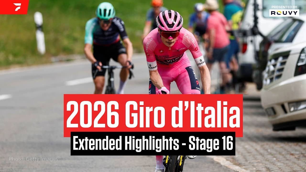 Giro d'Italia 2026 Stage 16 Extended Highlights
