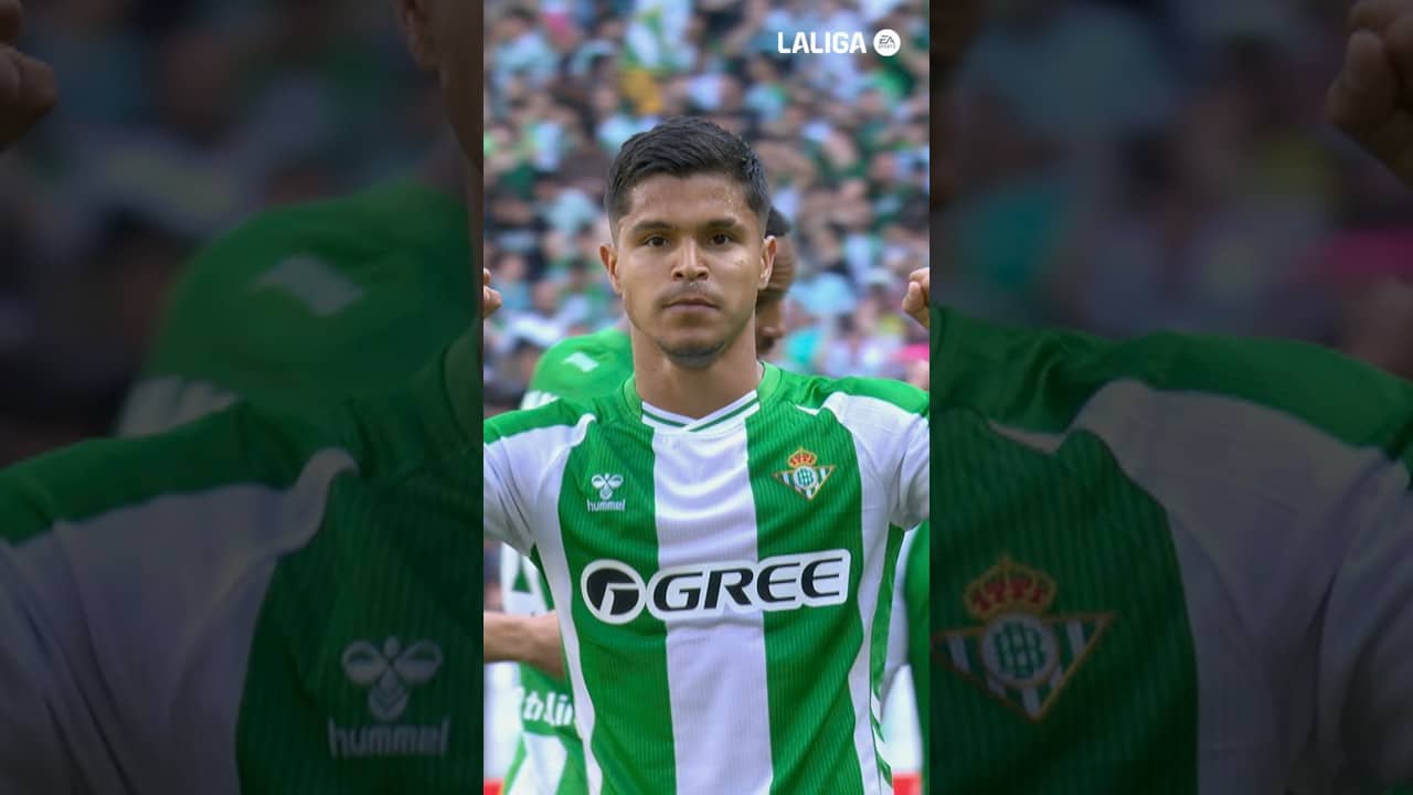 PASE directo a la RED 🫡💪 #realbetis #shorts #laligahighlights