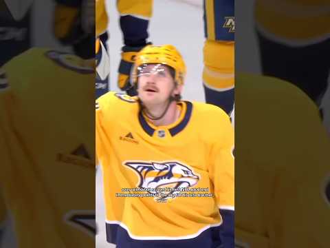 Ozzy Wiesblatt scores his first ​⁠@NHL goal and points to the sky for his late brother, Orca 💛