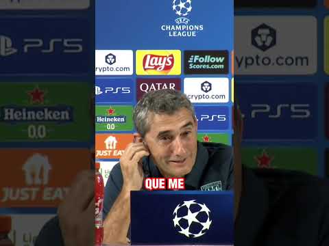 😅 La rueda de prensa previa al partido ante el Qarabag nos ha dejado este curioso momento