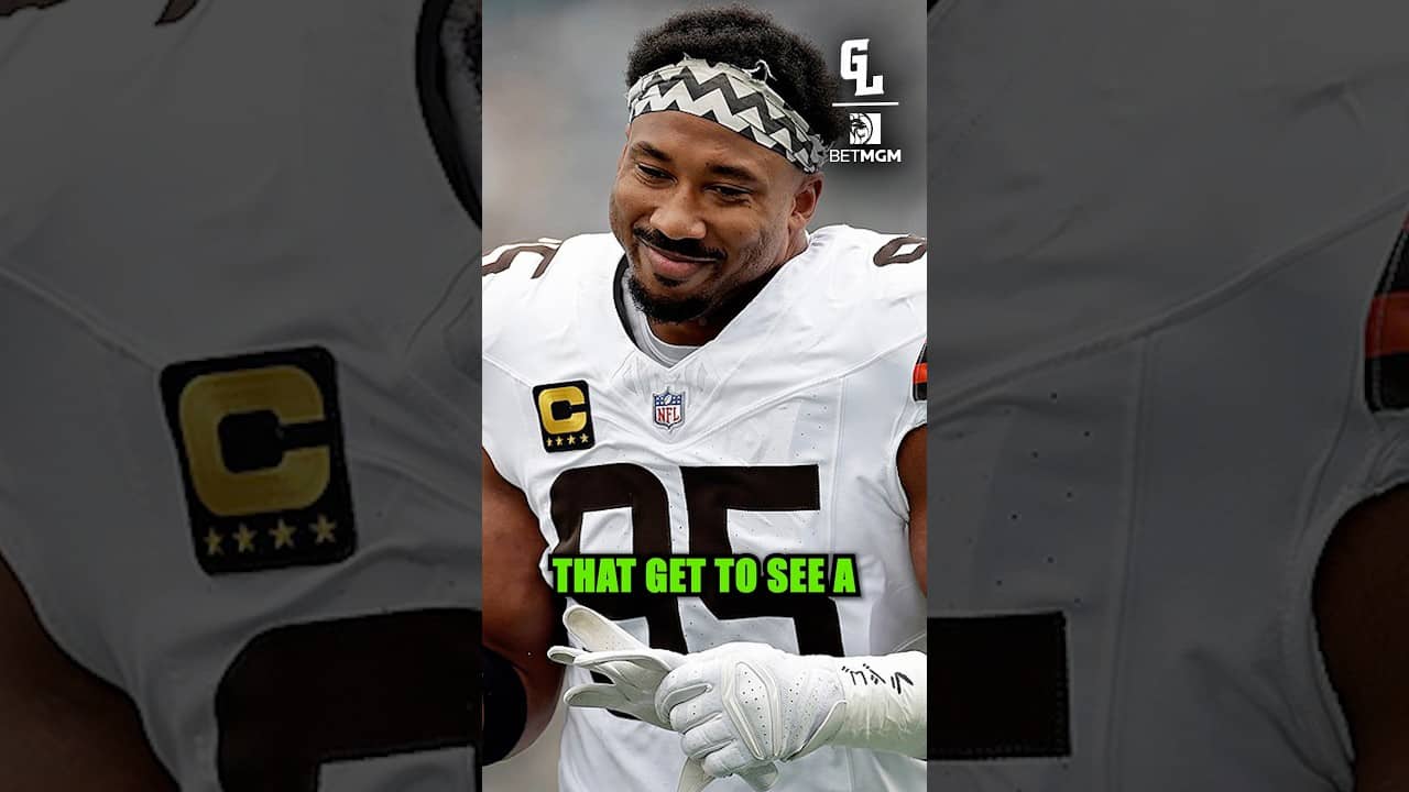 What it’s like playing with Myles Garrett…