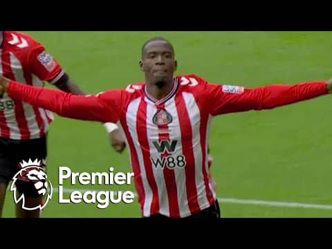 Nordi Mukiele tucks away Sunderland's opener against Wolves | Premier League | NBC Sports
