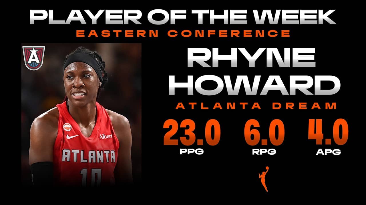 Week 2: Eastern Conference Player of the Week Rhyne Howard