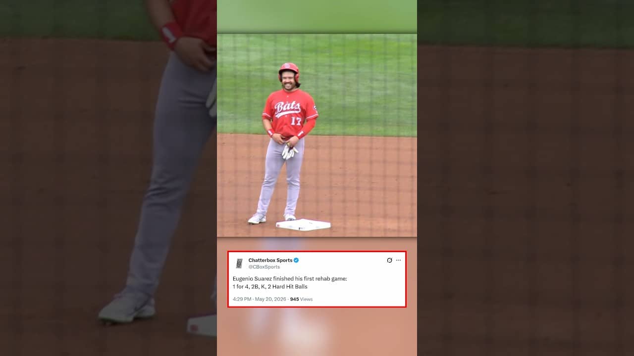 Eugenio Suarez Plays In First Rehab Game #Reds