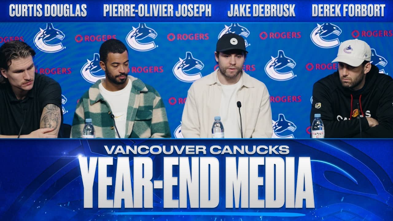 Curtis Douglas, PO Joseph, Jake DeBrusk & Derek Forbort Year-End Media 2025.26