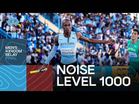 Botswana IGNIGHT home crown with men's 4x400m relay gold | World Athletics Relays Gaborone 26