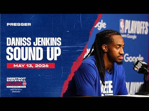 Round 2 Game 5: Post-Game Press Conference: Daniss Jenkins | Pistons vs. Cavs | 05.13.26