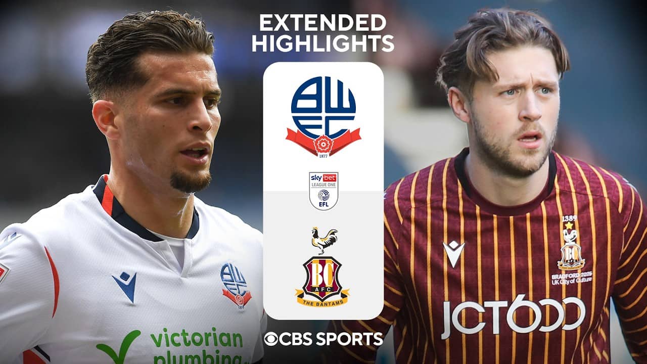 Bolton Wanderers vs. Bradford City: Extended Highlights | EFL League One | CBS Sports Golazo