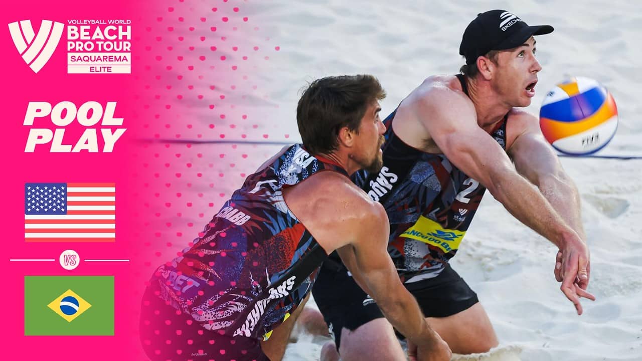 Crabb/Benesh vs. Andre/Renato - Pool Play Highlights | Saquarema 2026 #BeachProTour
