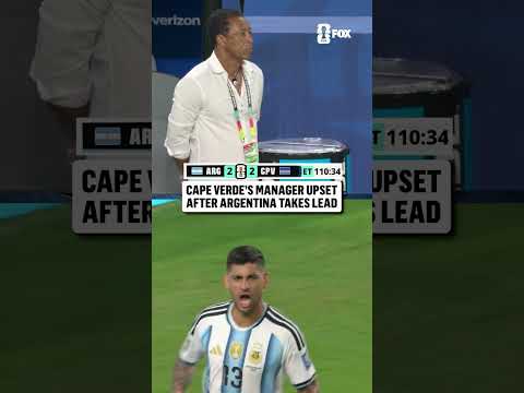 Bubista looks on After Argentina's third