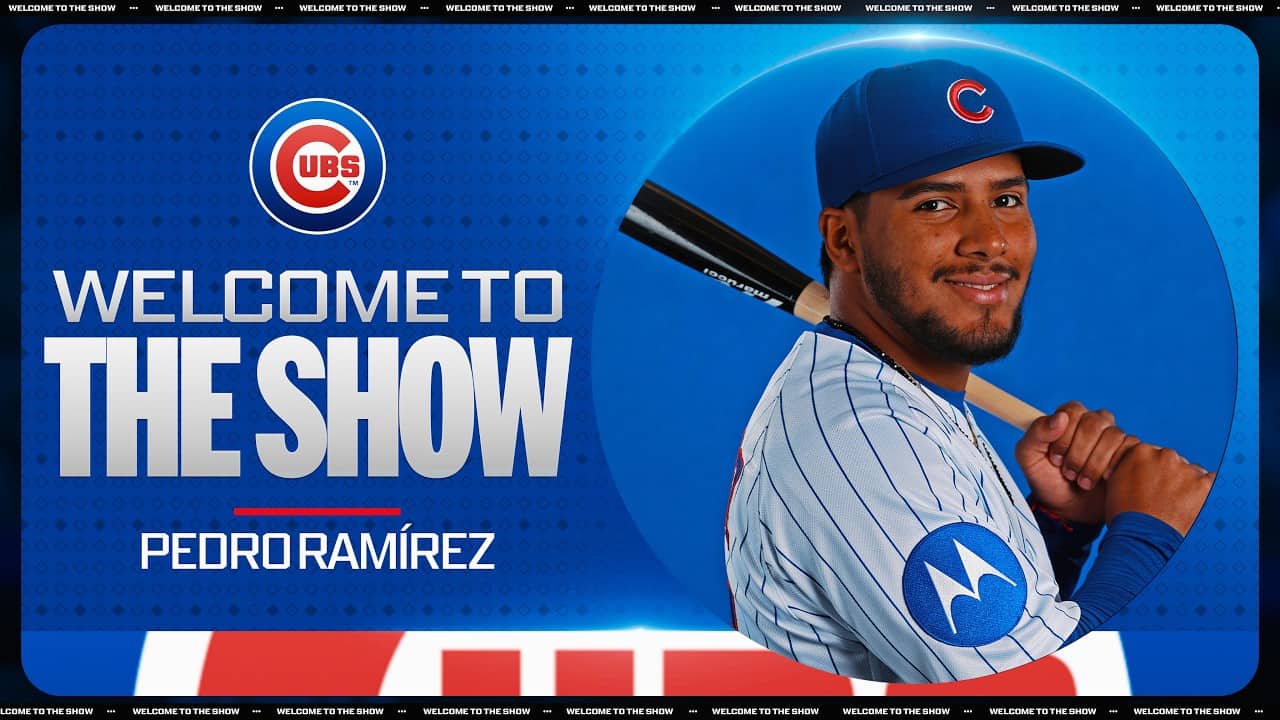Chicago Cubs call up No. 2 prospect Pedro Ramírez! 🐻 (Hit .312 with 9 HR and 40 RBI in Triple-A 🔥)