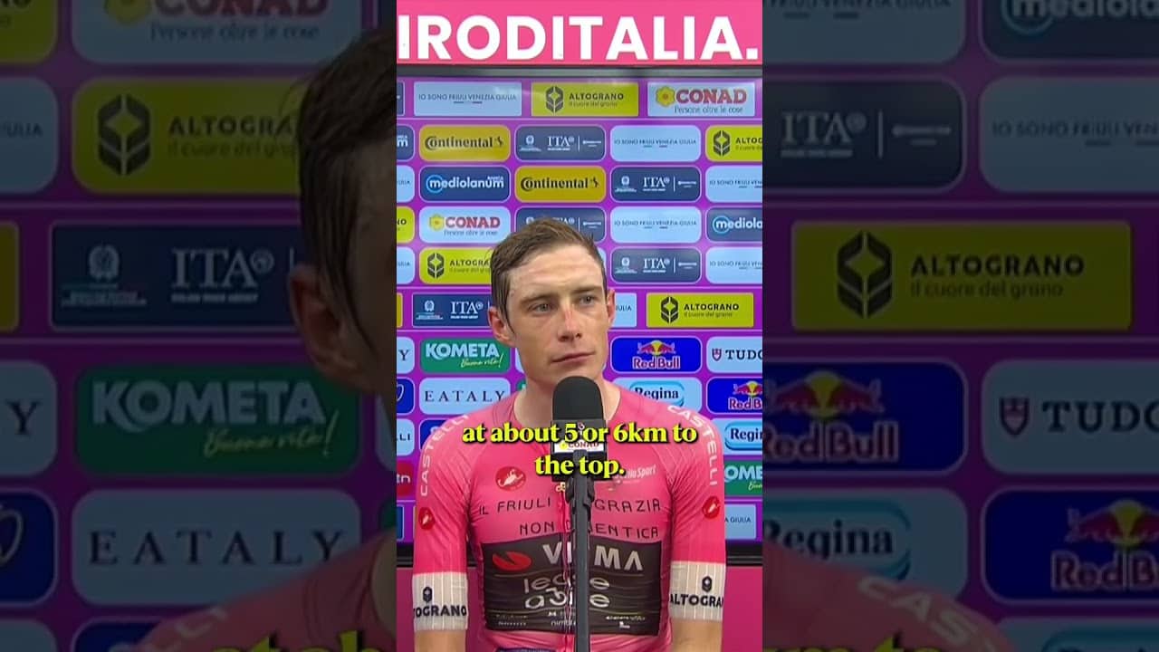 “I want to win as many races as possible!” 👀 🏆🏅Jonas Vingegaard rode to his fifth stage at the Giro.