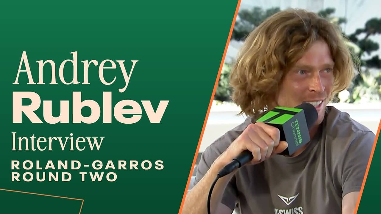 Andrey Rublev on Playing through Parisian Heat ☀️ | 2026 Roland Garros
