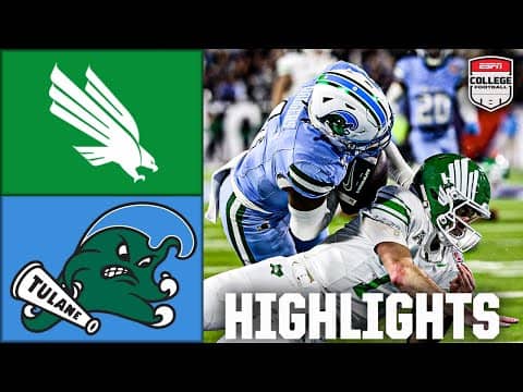 AAC Championship: North Texas Mean Green vs. Tulane Green Wave | Full Game Highlights | ESPN CFB