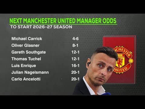 Dimitar Berbatov reacts to Manchester United managerial odds | ESPN FC